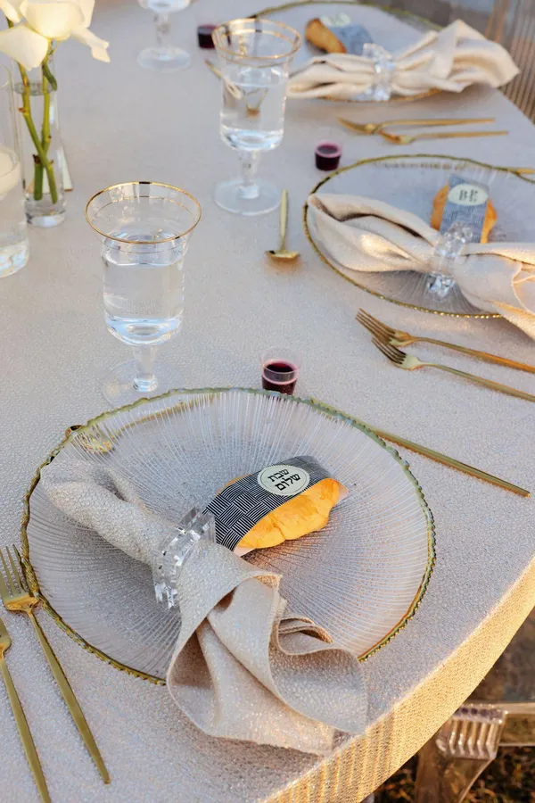 An elegant table setting