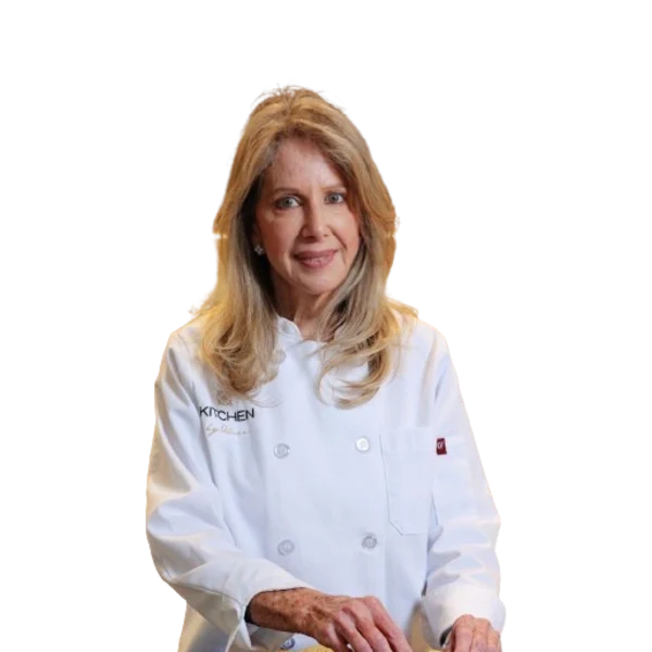 Alice Grimberg in her chef’s jacket